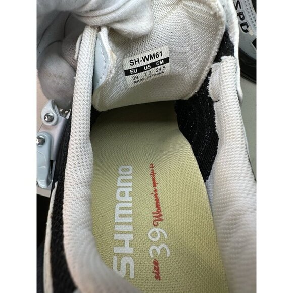 Shimano Cycling Shoe Women Sz 39 / 7 US Pedaling Dynamics SPD WM61 Biking Sports - Picture 10 of 12